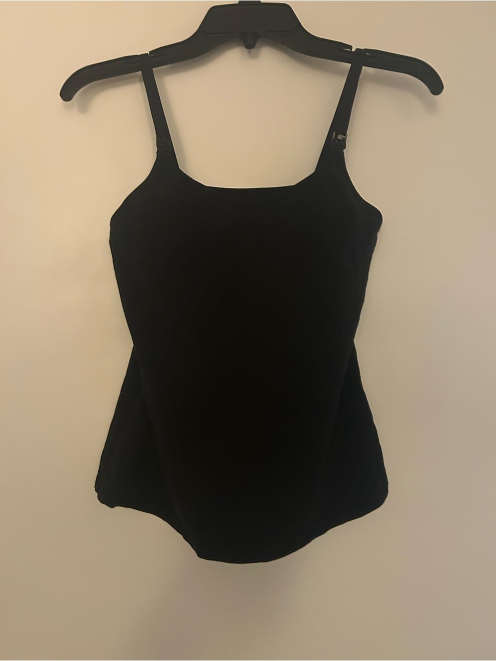 Playtex Black Square-Neck Nursing Camisole